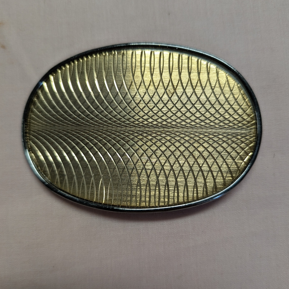 Gold Oval Belt Buckle